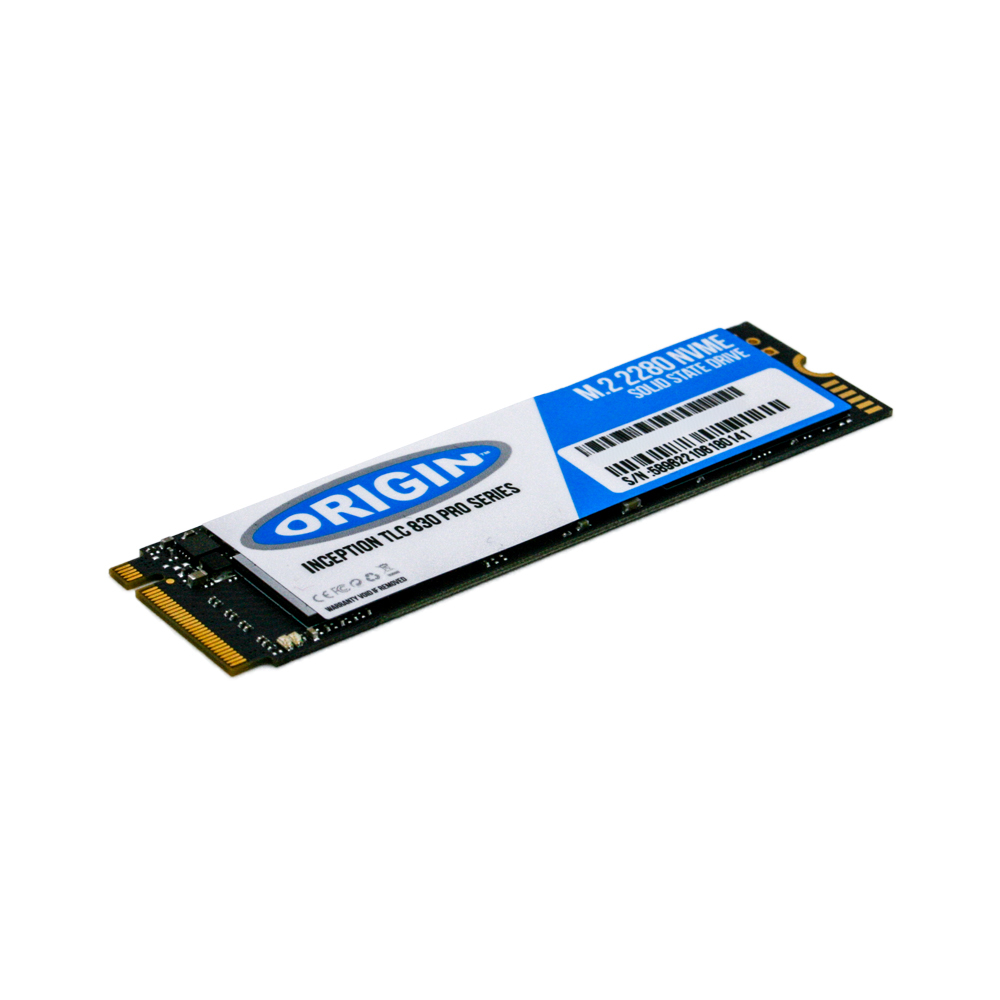 Origin Storage Inception TLC830 Pro Series 1TB PCIe 3.0 NVMe M.2 80mm 3D TLC Alternative Image